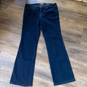 Woman’s Vintage America slim bootcut Dk Blue jeans size 16